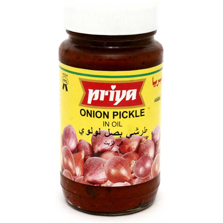 Case of 24 - Priya Onion Pickle No Garlic - 300 Gm (10 Oz)
