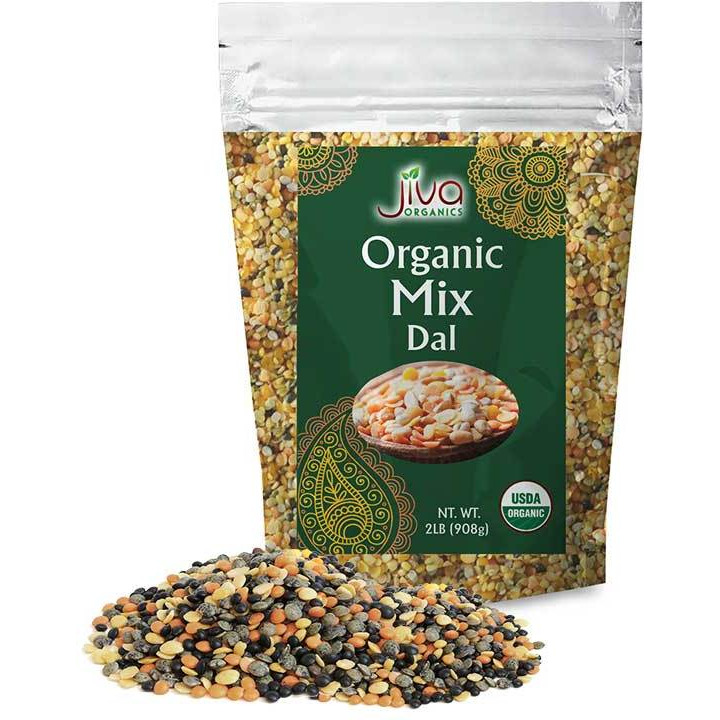 Jiva Organics Organic Mix Dal - 2 Lb (908 Gm)