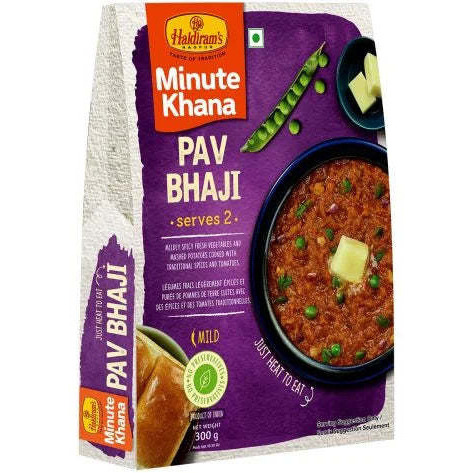 Case of 20 - Haldiram's Ready To Eat Pao Bhaji - 300 Gm (10.59 Oz)