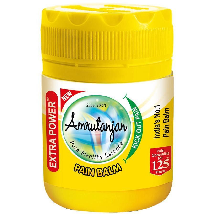 Case of 16 - Amrutanjan Pain Balm Extra Poer - 50 Ml (1.7 Fl Oz)