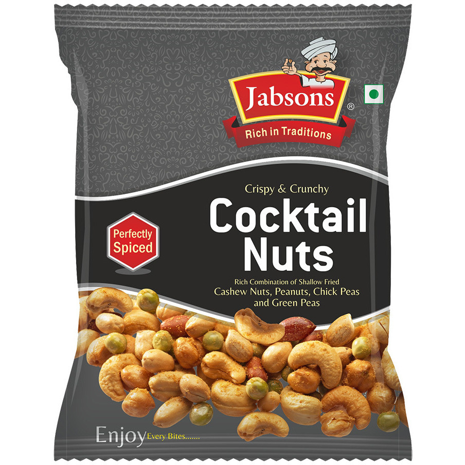 Case of 24 - Jabsons Cocktail Nuts - 120 Gm (4.2 Oz)