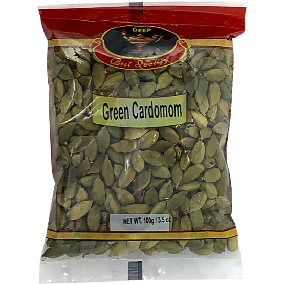 Case of 20 - Deep Green Cardamom Elaichi - 100 Gm (3.5 Oz)