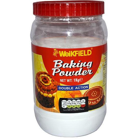 Case of 6 - Weikfield Baking Powder - 1 Kg (2.2 Lb)