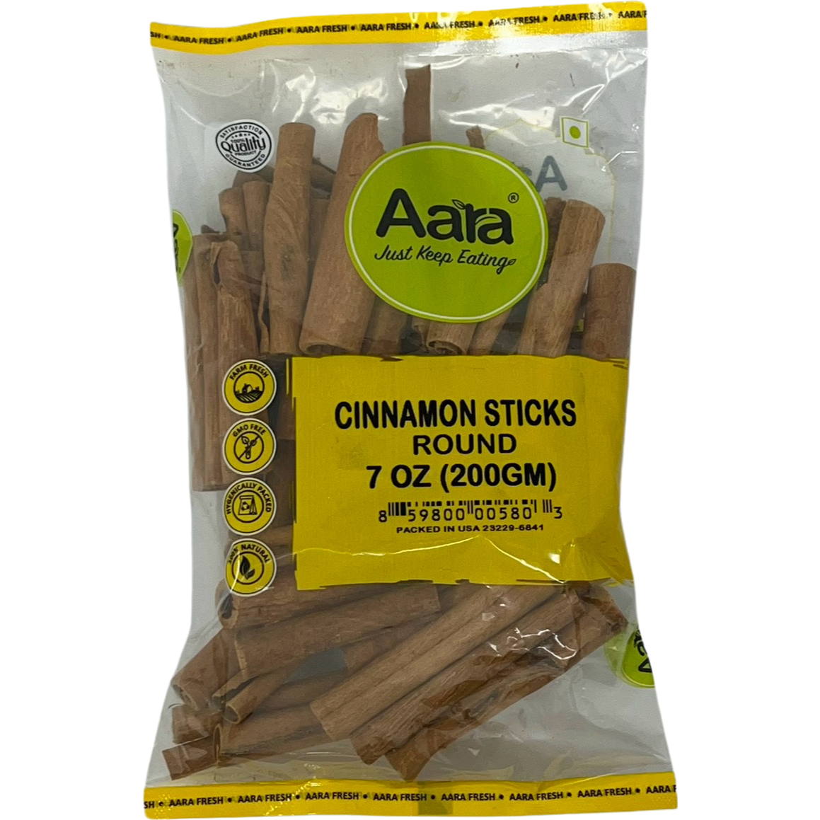 Case of 20 - Aara Cinnamon Sticks Round - 200 Gm (7 Oz)