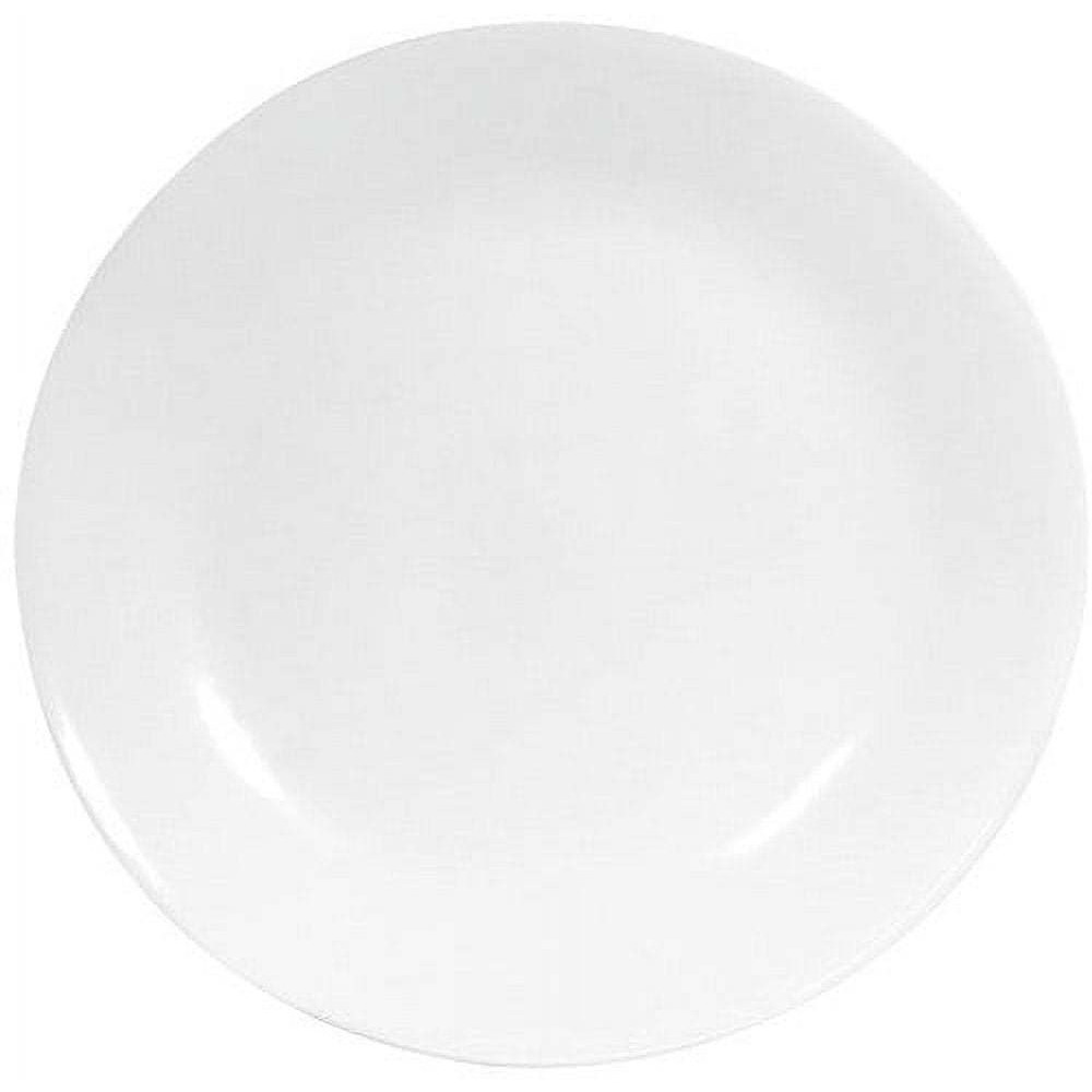 Case of 12 - Corelle Winter Frost White Round Dinner Plate - 10.25 In