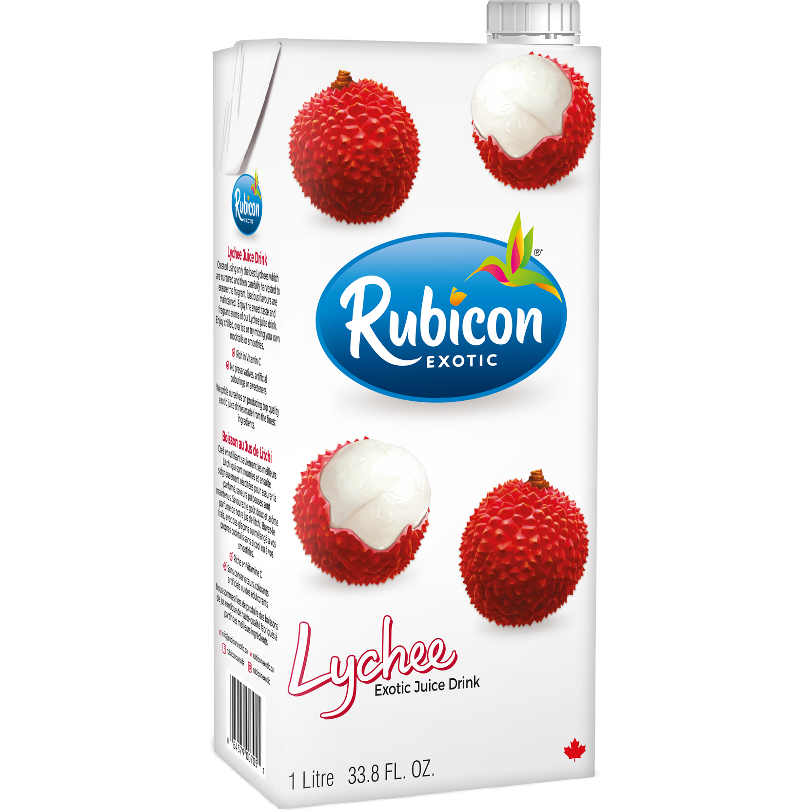 Case of 12 - Rubicon Lychee - 1 L (33.8 Fl Oz)