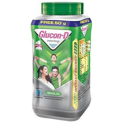 Case of 24 - Glucon-D Instant Energy Regular - 250 Gm (8.81 Oz)