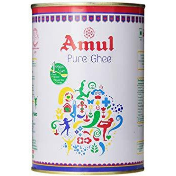 Case of 12 - Amul Pure Ghee - 1 L (33.8 Fl Oz)