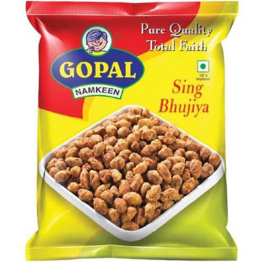 Case of 10 - Gopal Namkeen Sing Bhujiya - 500 Gm (1.1 Lb)