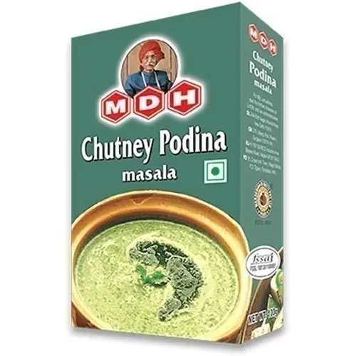 MDH Podina (mint) Chutney Poder (3.5 oz box)