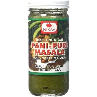 Nirav Pani-Puri Masala Concentrate (7.74 oz bottle)