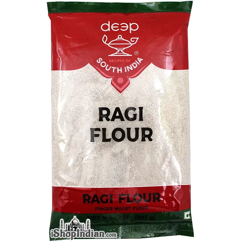 Deep South India Ragi Flour (Finger Millet Flour) (2 lbs bag)