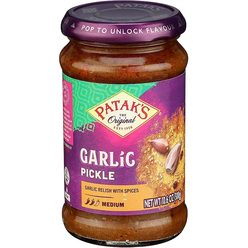 Patak's Garlic Relish / Pickle (10 oz bottle)