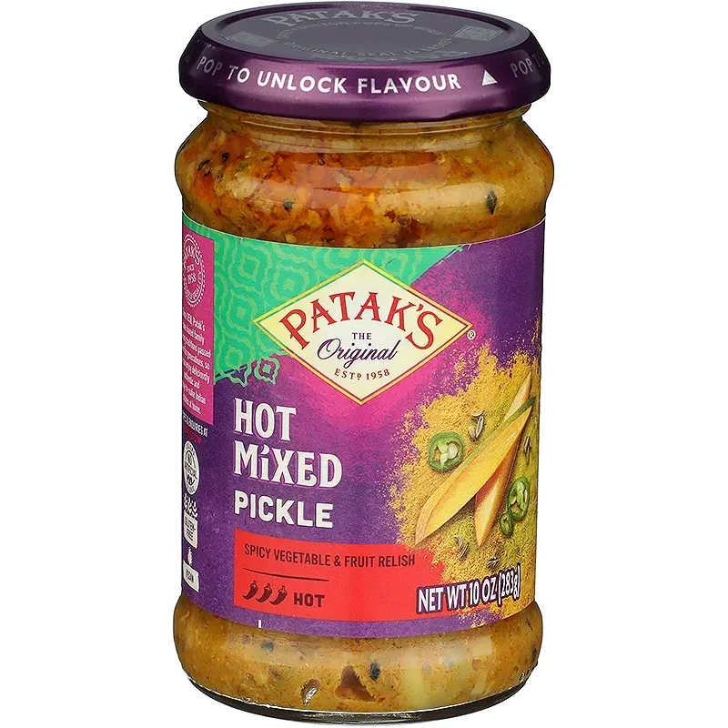 Patak's Mixed Relish / Pickle (Hot) (10 oz bottle)