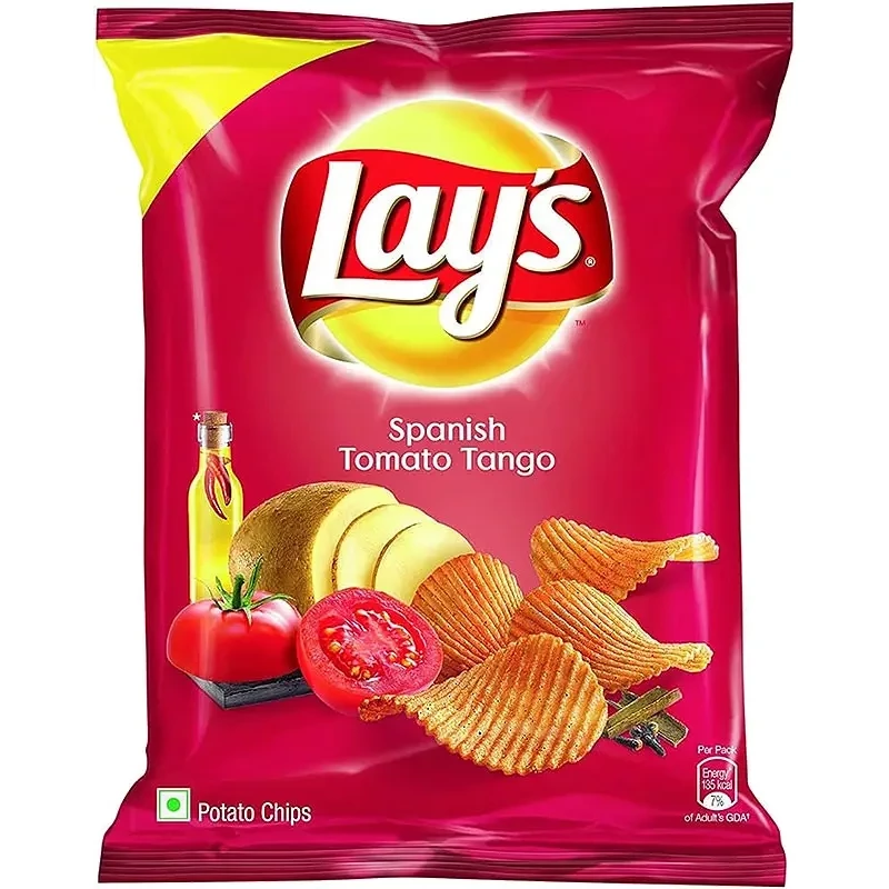 Lay's Spanish Tomato Tango Potato Chips (50 gm bag)