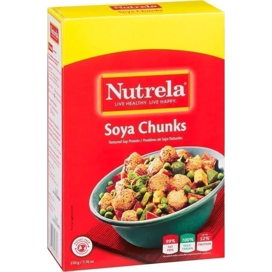 Nutrela Soya Chunks (7 oz box + 10% FREE)