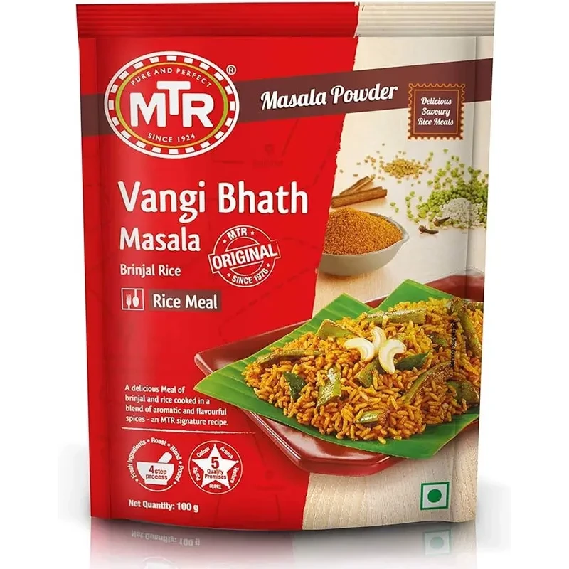 MTR Vangibhath Poder / Brinjal Rice (3.5 oz pouch)