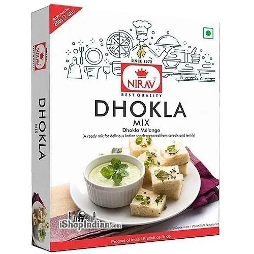 Nirav Dhokla Instant Mix (7 oz box)