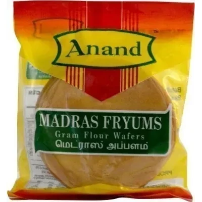 Anand Madras Fryums (Appalam) (7 oz bag)