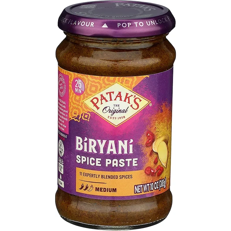 Patak's Biryani Curry Paste (Medium) (10 oz bottle)