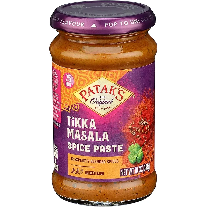 Patak's Tikka Masala Curry Paste - Medium (10 oz bottle)