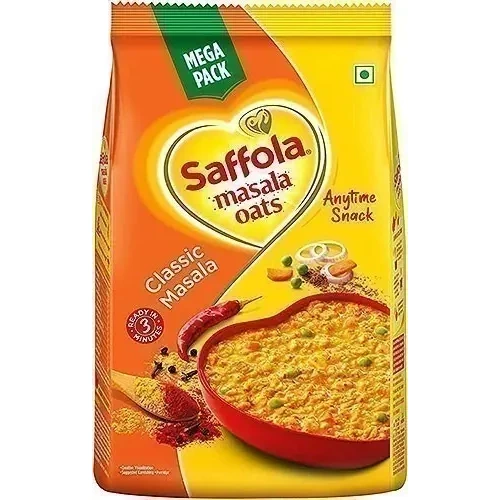 Saffola Masala Oats - Classic Masala (Super Saver Pack) (17 oz pack)