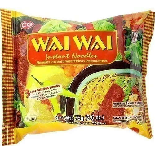 Wai Wai Instant Noodles - Chicken Flavor (75 gm pack)