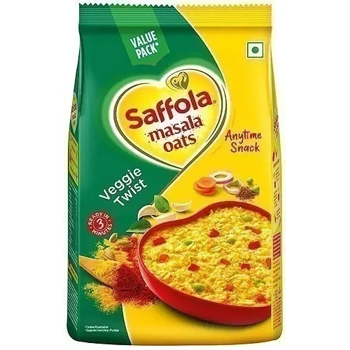 Saffola Masala Oats - Veggie Twist (Super Saver Pack) (17 oz pack)