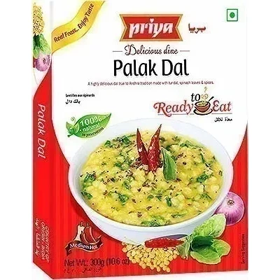 Priya Palak Dal (Ready-to-Eat) (10.6 oz box)