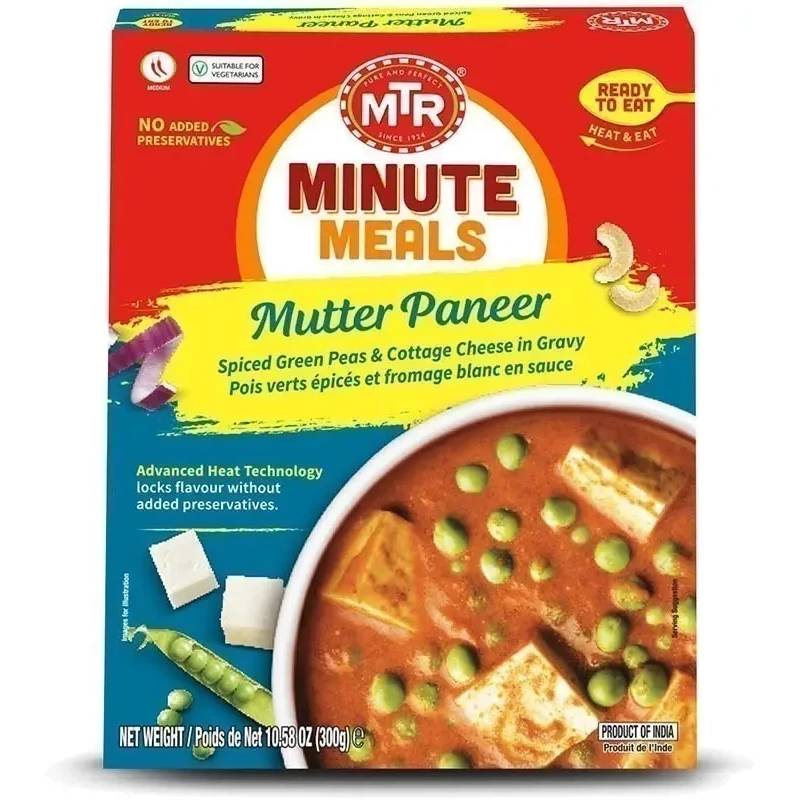 MTR Mutter Paneer (Ready-to-Eat) (10.5 oz box)