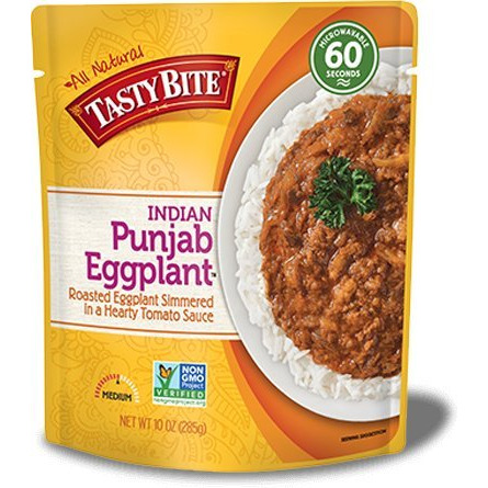 Tasty Bite Sauteed Eggplant & Tomatoes (Punjab Eggplant) (Ready-to-Eat) (10 oz box)