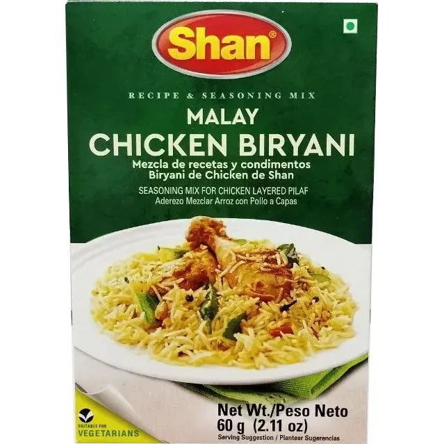 Shan Malay Chicken Biryani Mix (65 gm box)