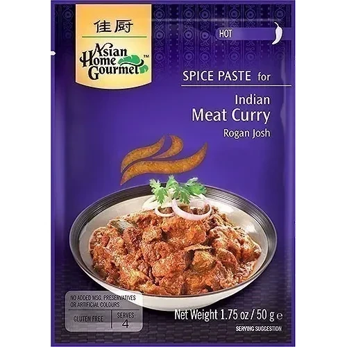 Asian Home Gourmet Meat Curry (Rogan Josh) Spice Paste - Hot (50 gm pack)