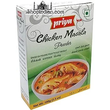 Priya Chicken Masala Poder (3.5 oz box)