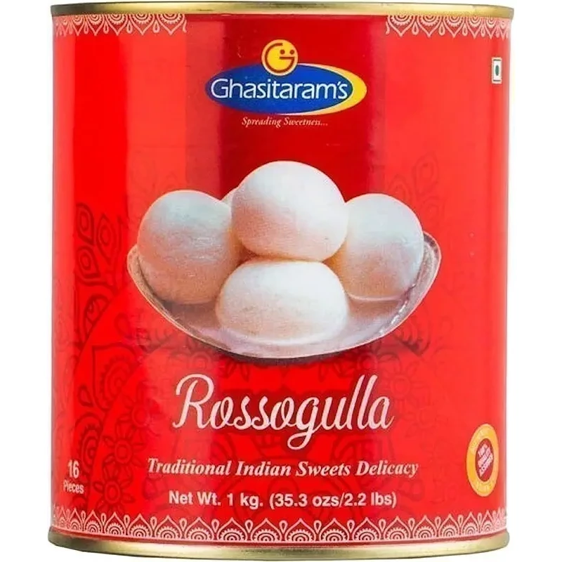 Ghasitaram's Rossogulla (2.2 lbs can)