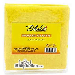 Bhakti Pooja Cloth - Yello (1 cloth)