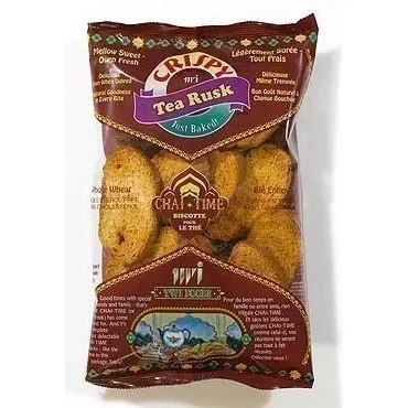 Crispy Tea Rusk - Whole Wheat (7 oz bag)