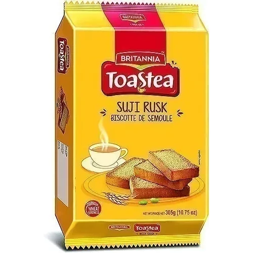 Britannia Suji Rusk (Wheat Toast) (10.7 oz pack)