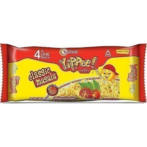 Sunfeast Yippee Noodles - Classic Masala - Quad Pack (280 gm pack)