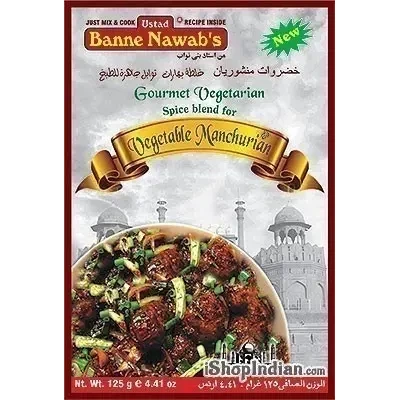 Ustad Banne Naab's Vegetable Manchurian Spice Mix (125 gm box)