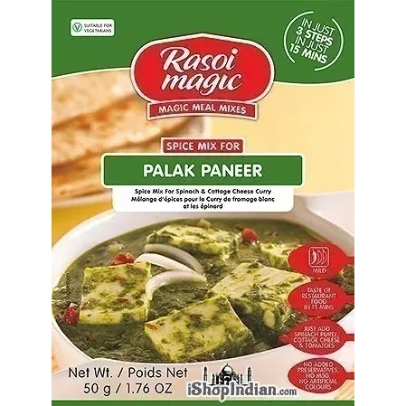 Rasoi Magic Palak Paneer Mix (1.76 oz bag)