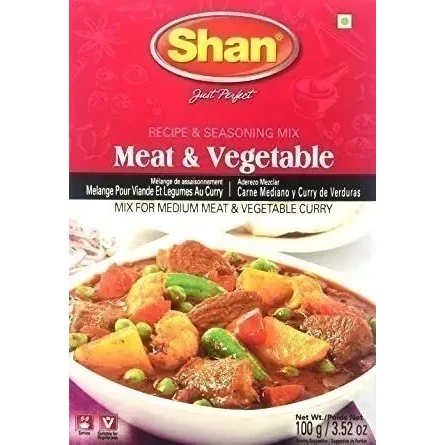 Shan Meat & Vegetable Curry Mix (100 gm box)