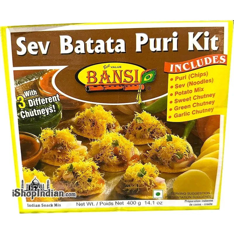 Bansi Sev Batata Puri Kit (14.1 oz box)