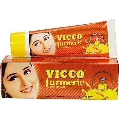 Vicco Turmeric Skin Cream (ith sandalood oil) (80 gm)