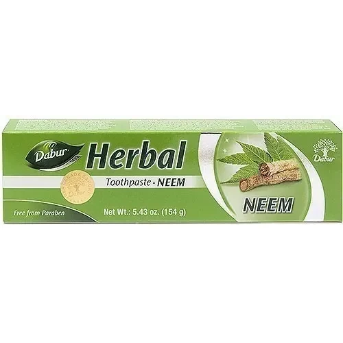 Dabur Herbal Toothpaste with Neem (3.38 oz tube)