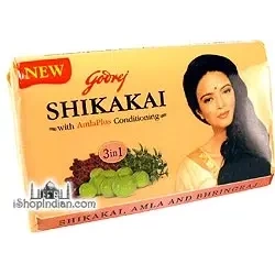 Godrej Shikakai Soap with AmlaPlus Conditioning (for hair) (75 gm bar)