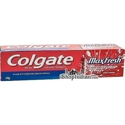 Colgate MaxFresh Toothpaste ith Cooling Crystals - Spicy Fresh (150 gm box)