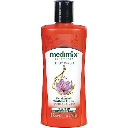 Medimix Ayurvedic Body Wash - Kumkumadi ith Natural Glycerine - For Clear and Radiant Skin (10.14 fl oz)