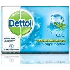 Dettol Anti-Bacterial Soap - Cool - With Crispy Menthol (100 gm bar)