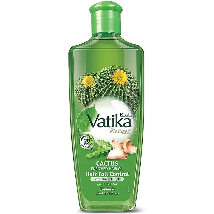 Dabur Vatika Enriched Cactus Hair Oil (Anti-Breakage) (300 ml bottle)